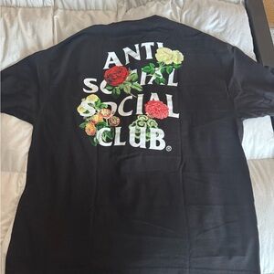 Anti Social Social Club Black Graphic T-Shirt